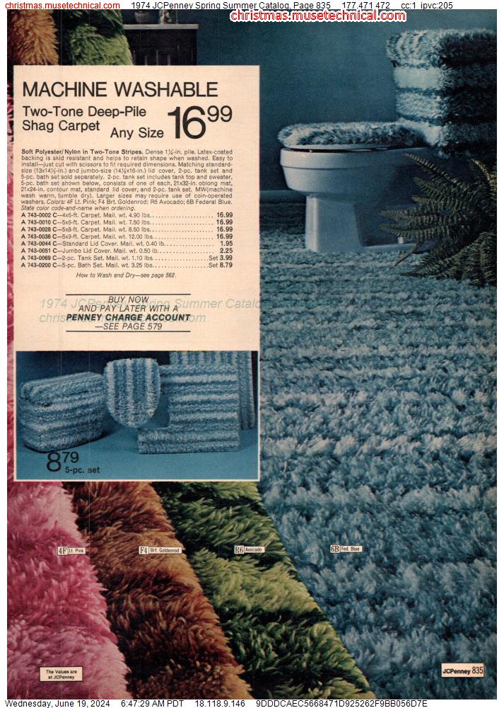 1974 JCPenney Spring Summer Catalog, Page 835