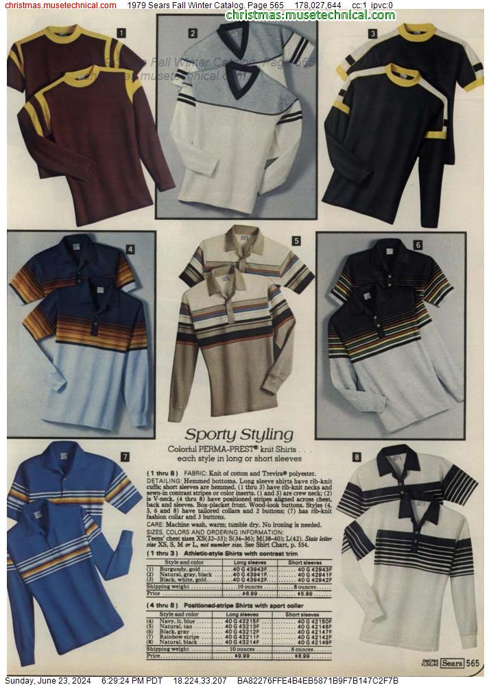 1979 Sears Fall Winter Catalog, Page 565