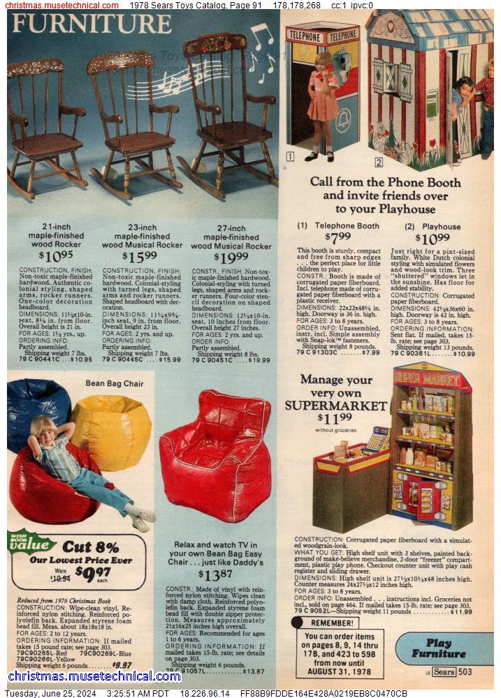 1978 Sears Toys Catalog, Page 91