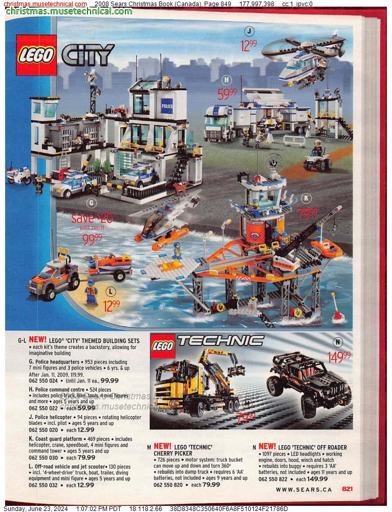 2008 Sears Christmas Book (Canada), Page 849