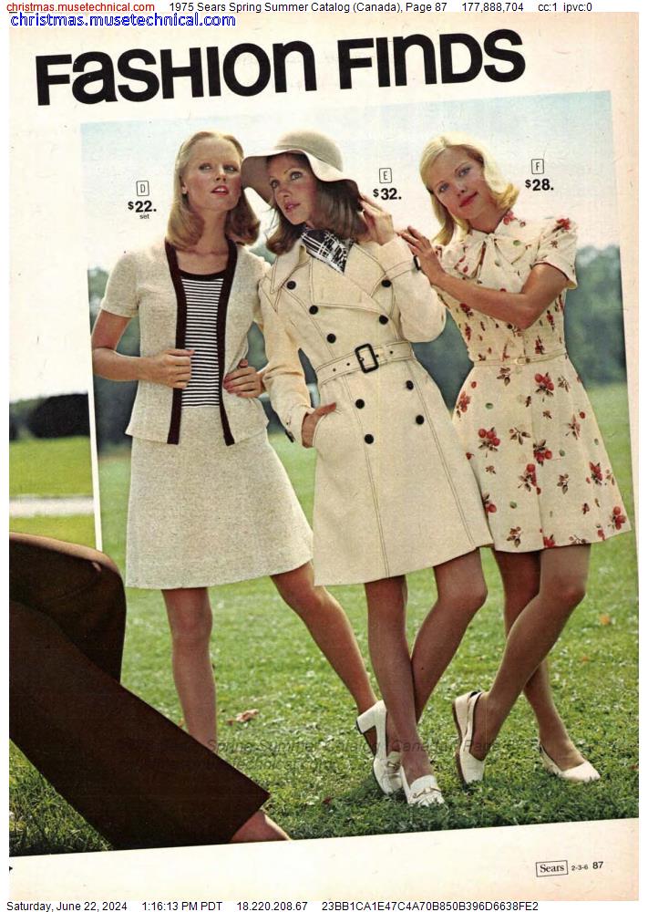 1975 Sears Spring Summer Catalog (Canada), Page 87