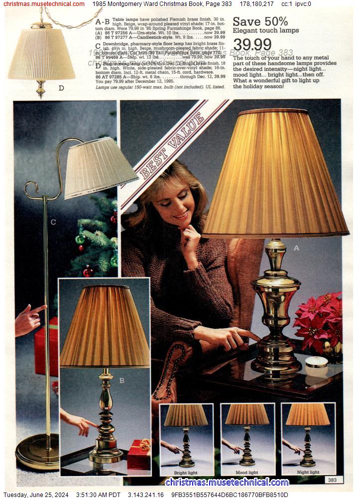 1985 Montgomery Ward Christmas Book, Page 383