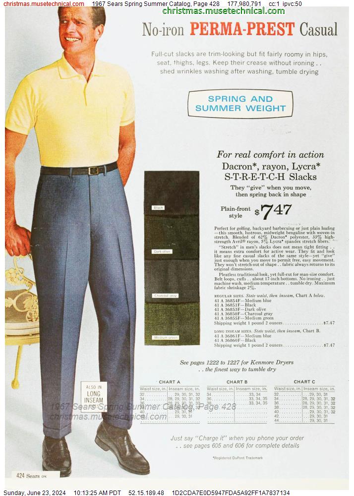 1967 Sears Spring Summer Catalog, Page 428