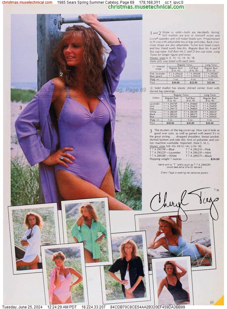 1985 Sears Spring Summer Catalog, Page 69