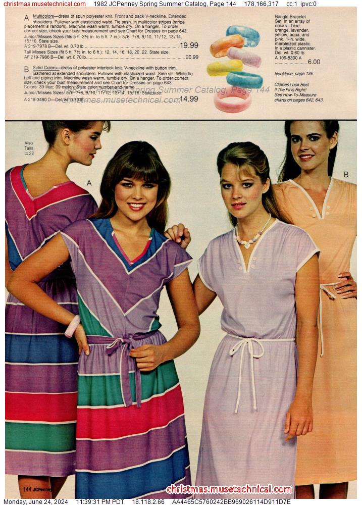 1982 JCPenney Spring Summer Catalog, Page 144