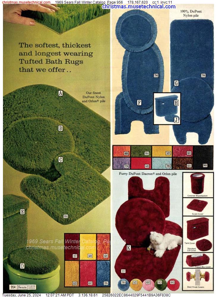 1969 Sears Fall Winter Catalog, Page 956