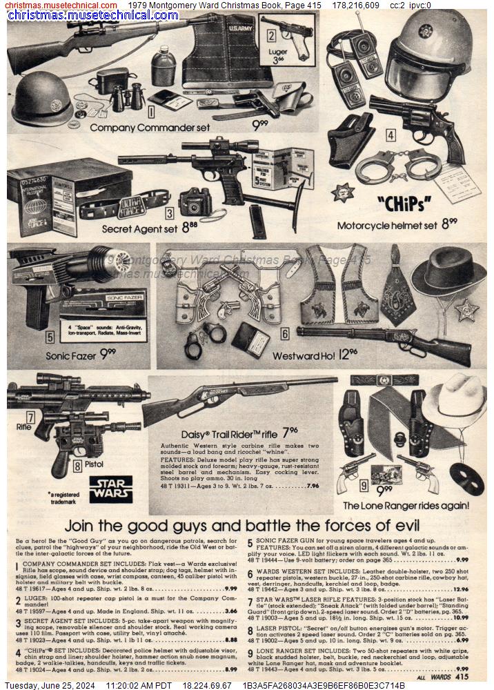 1979 Montgomery Ward Christmas Book, Page 415
