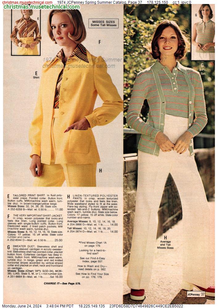 1974 JCPenney Spring Summer Catalog, Page 37
