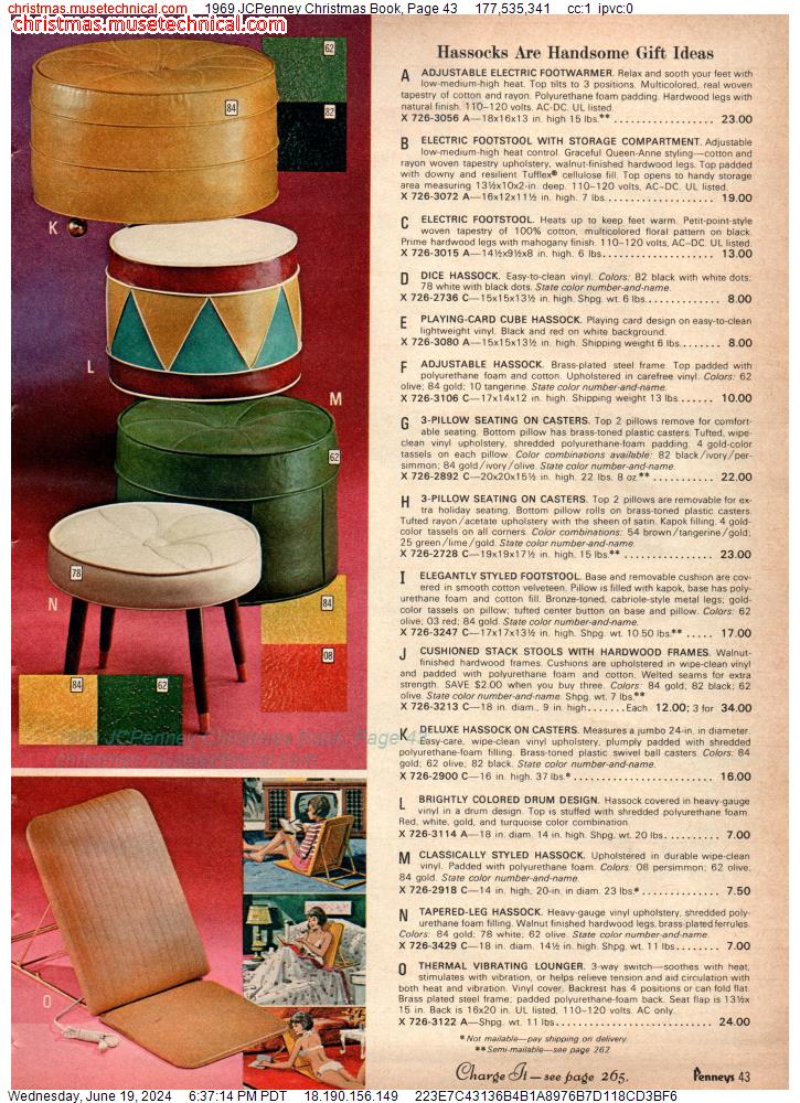 1969 JCPenney Christmas Book, Page 43