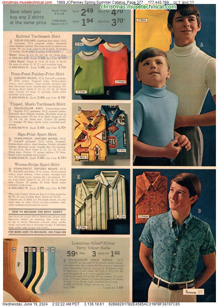 1969 JCPenney Spring Summer Catalog, Page 377