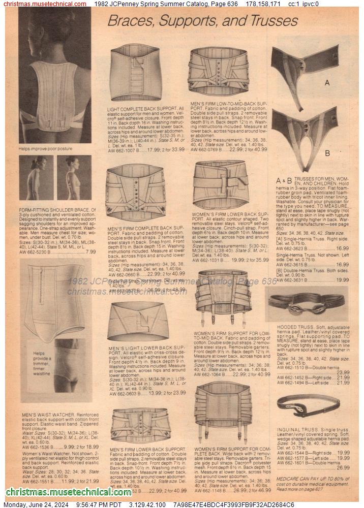 1982 JCPenney Spring Summer Catalog, Page 636