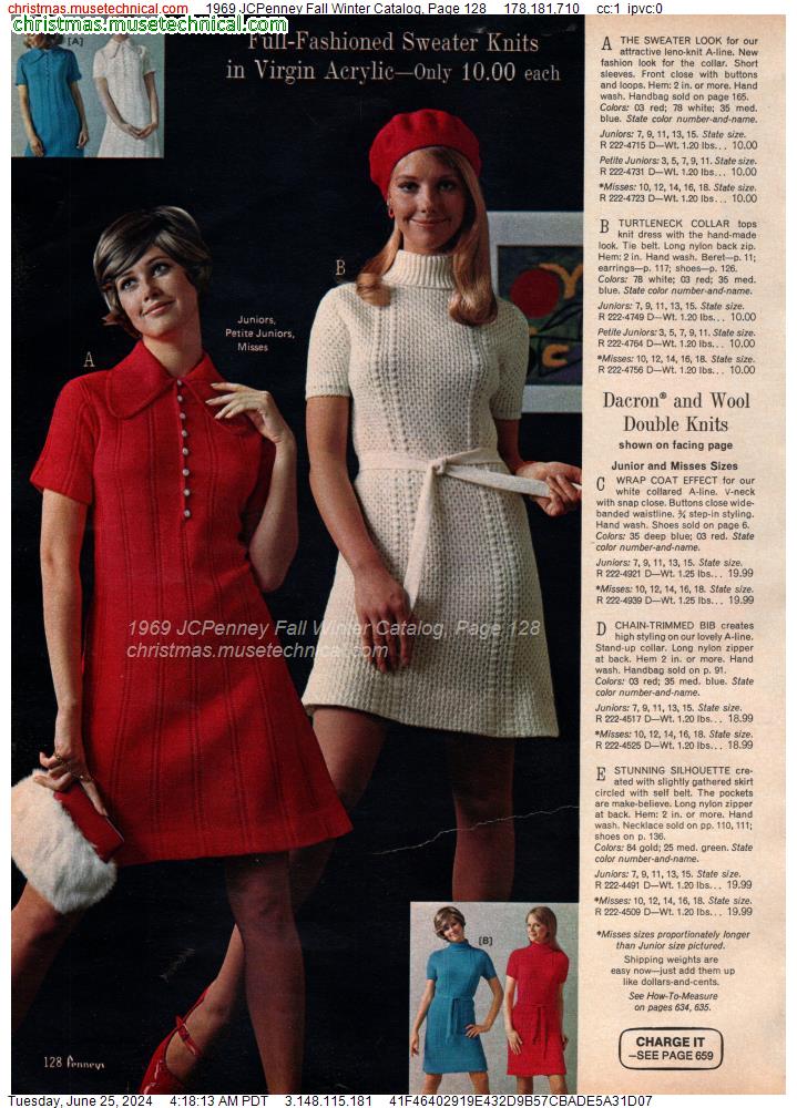 1969 JCPenney Fall Winter Catalog, Page 128