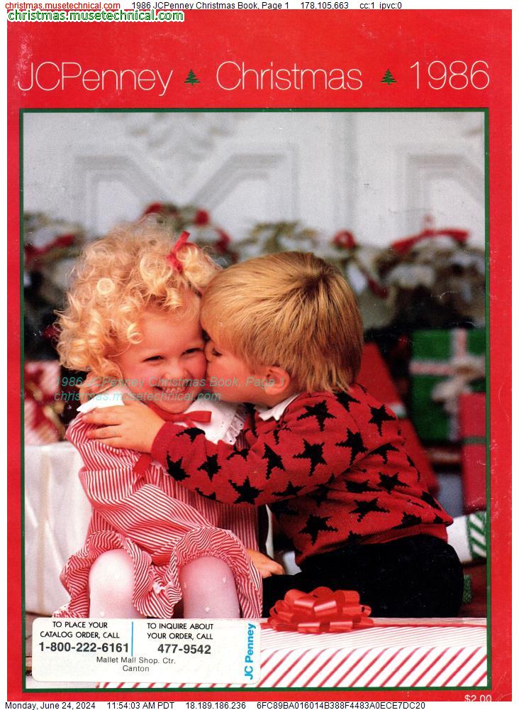 1986 JCPenney Christmas Book, Page 1