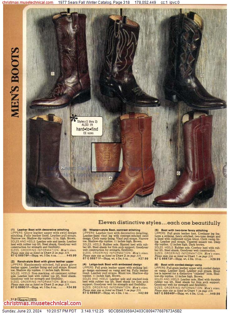 1977 Sears Fall Winter Catalog, Page 318
