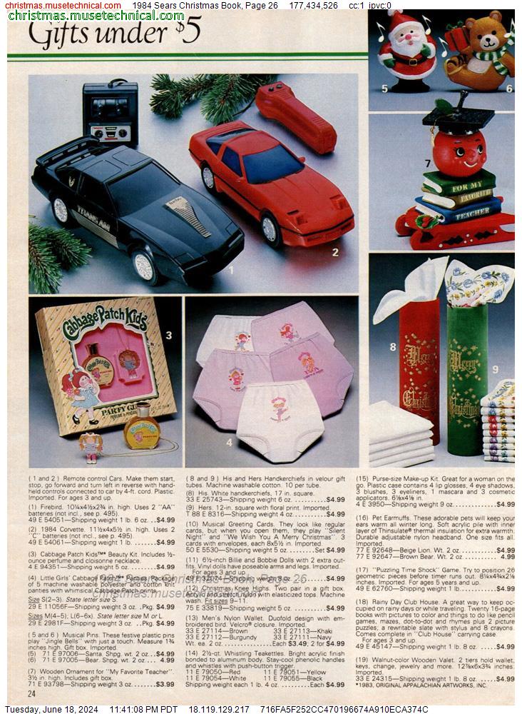 1984 Sears Christmas Book, Page 26