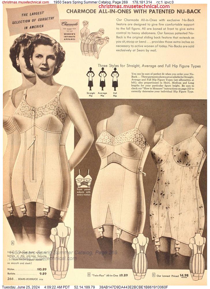 1950 Sears Spring Summer Catalog, Page 269