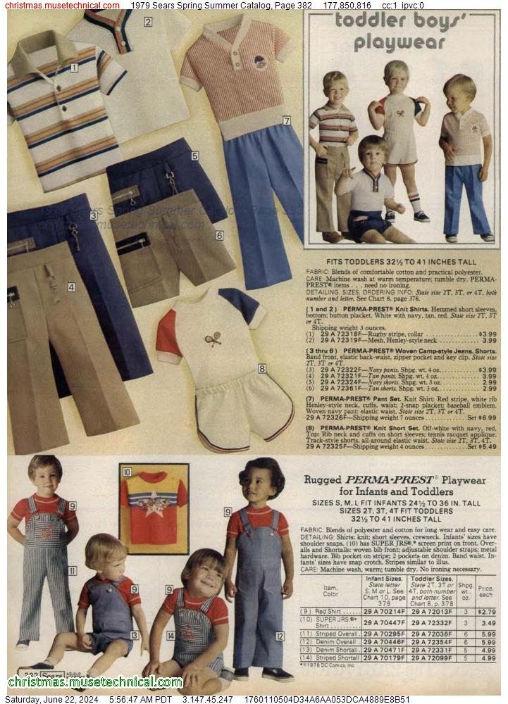 1979 Sears Spring Summer Catalog, Page 382