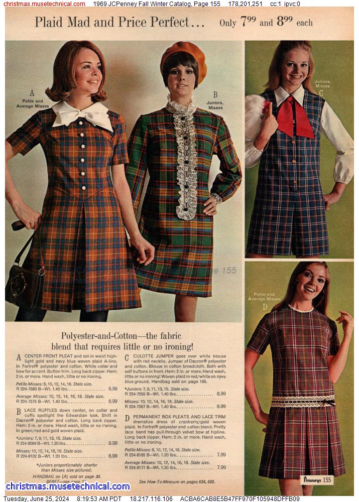 1969 JCPenney Fall Winter Catalog, Page 155