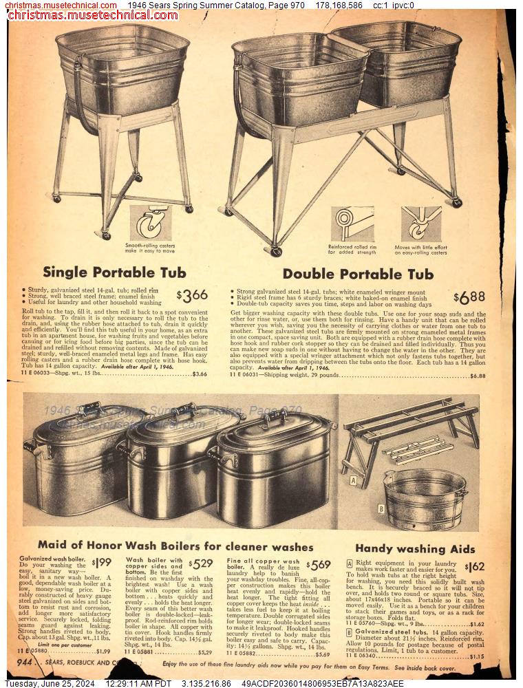 1946 Sears Spring Summer Catalog, Page 970