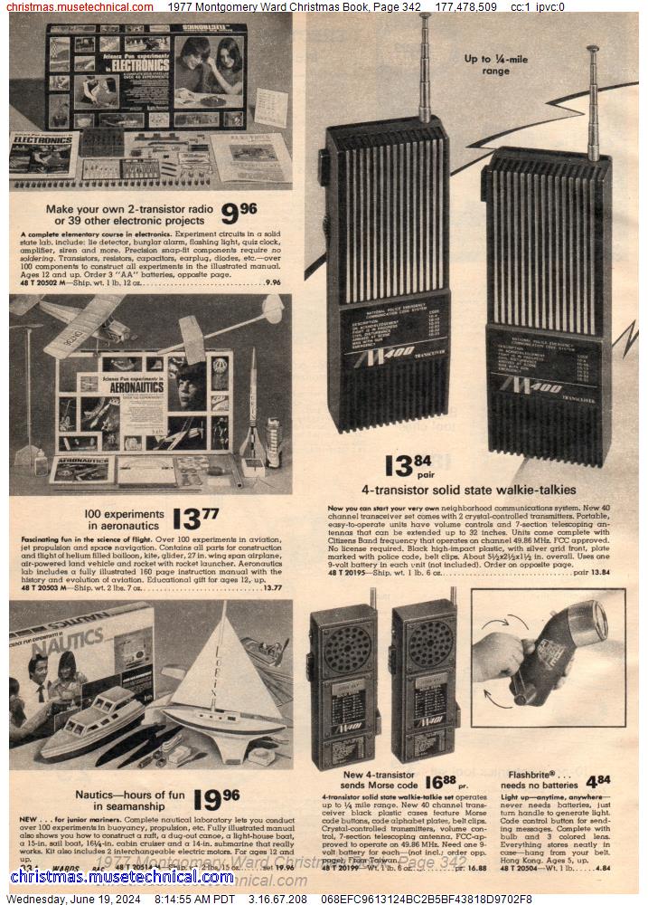 1977 Montgomery Ward Christmas Book, Page 342