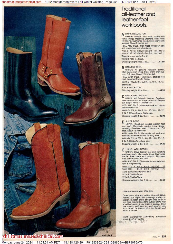 1982 Montgomery Ward Fall Winter Catalog, Page 351