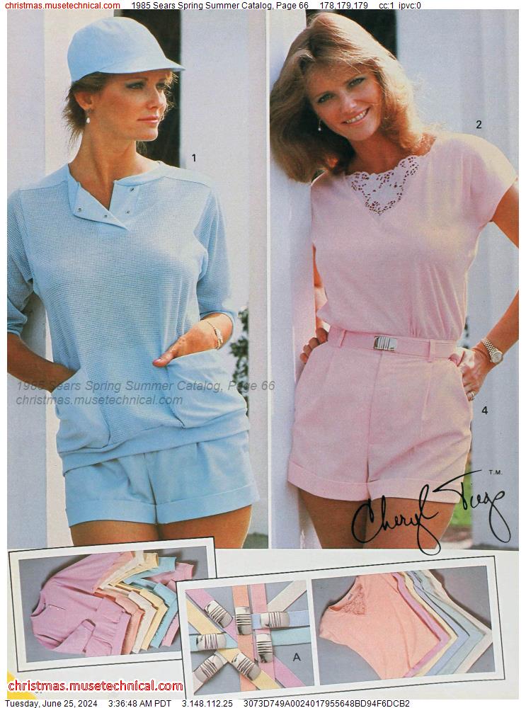 1985 Sears Spring Summer Catalog, Page 66