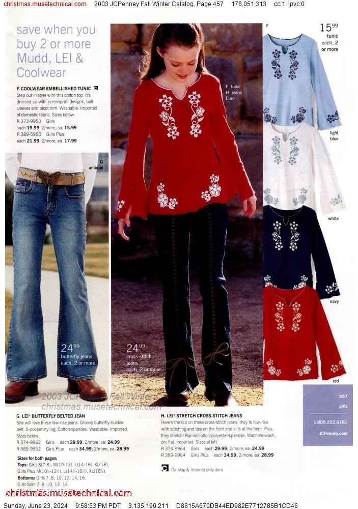 2003 JCPenney Fall Winter Catalog, Page 457