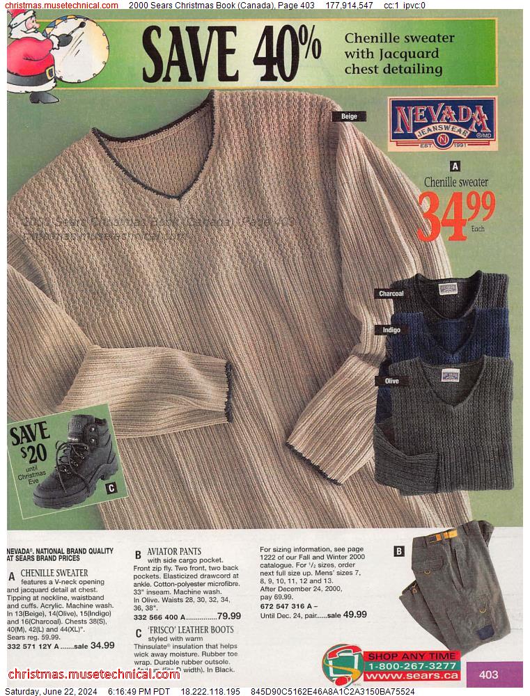 2000 Sears Christmas Book (Canada), Page 403