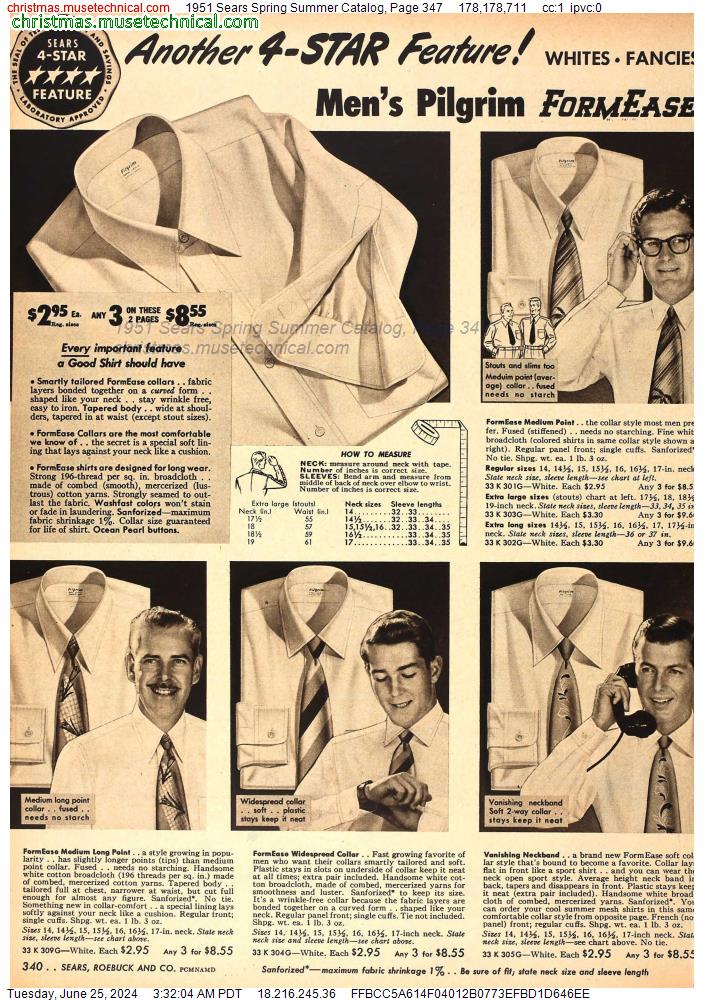 1951 Sears Spring Summer Catalog, Page 347