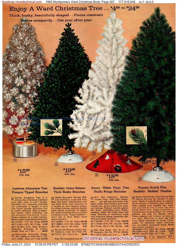 1965 Montgomery Ward Christmas Book, Page 367