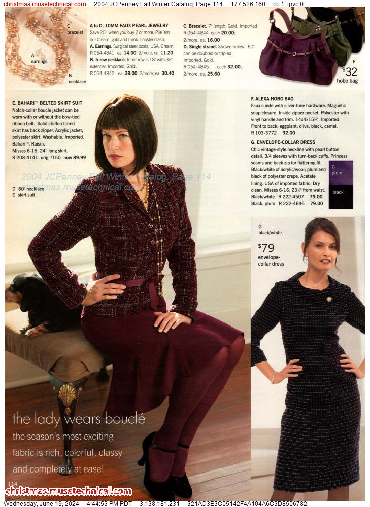 2004 JCPenney Fall Winter Catalog, Page 114