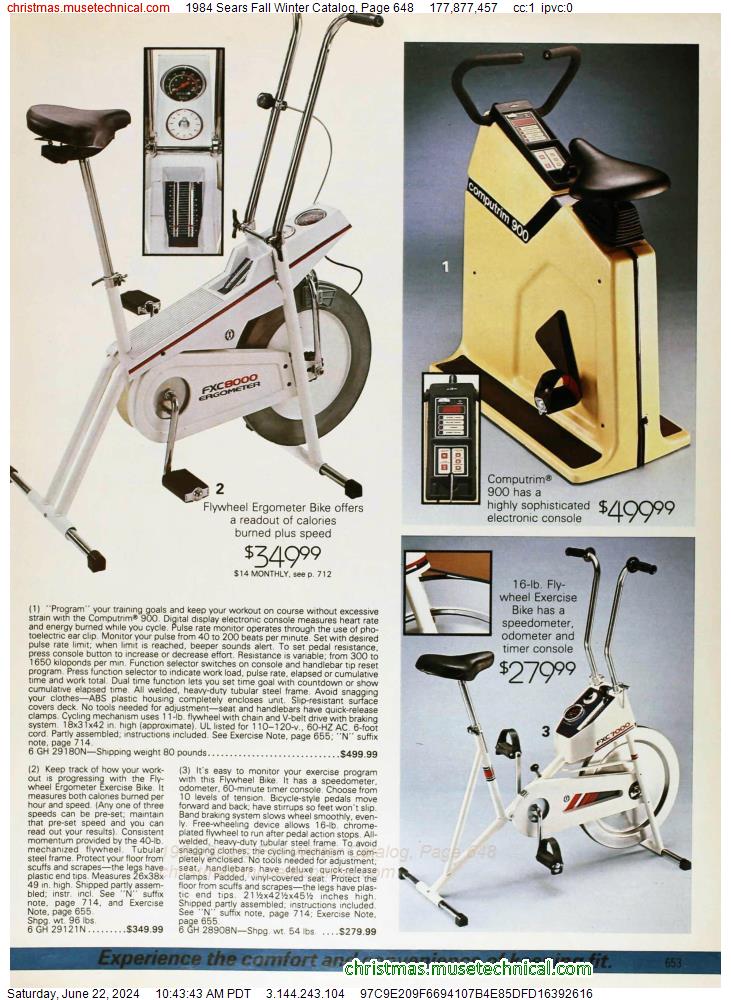 1984 Sears Fall Winter Catalog, Page 648