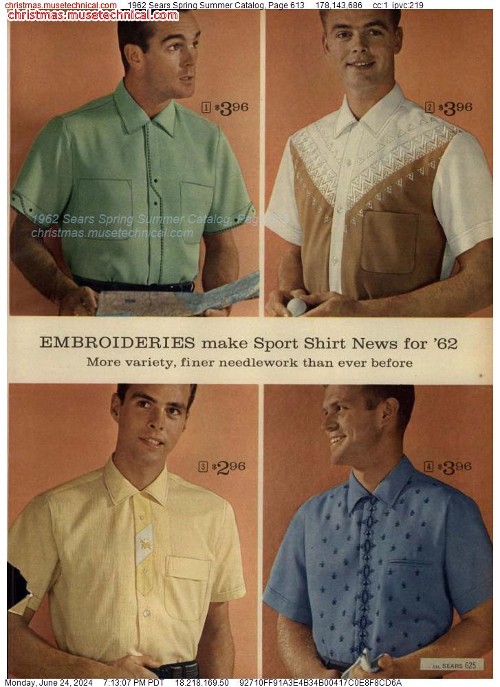 1962 Sears Spring Summer Catalog, Page 613