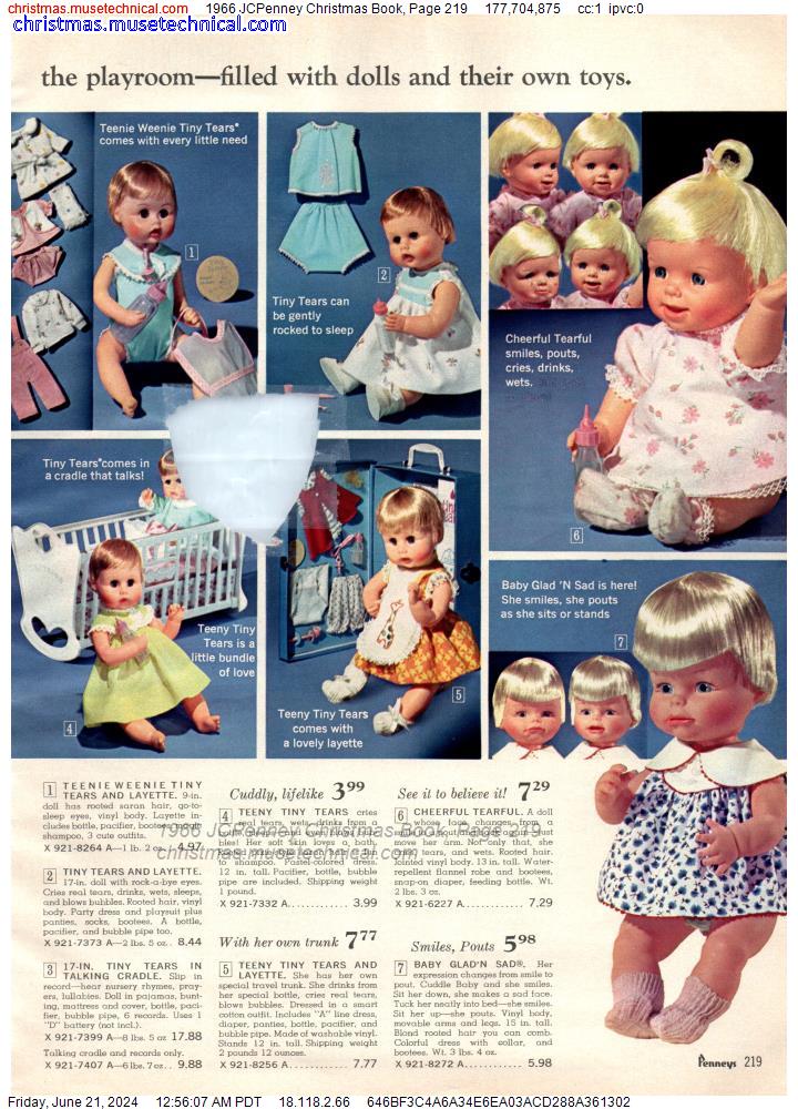 1966 JCPenney Christmas Book, Page 219