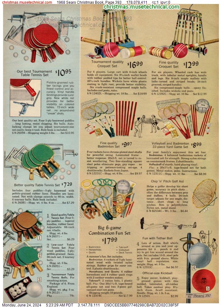 1968 Sears Christmas Book, Page 393
