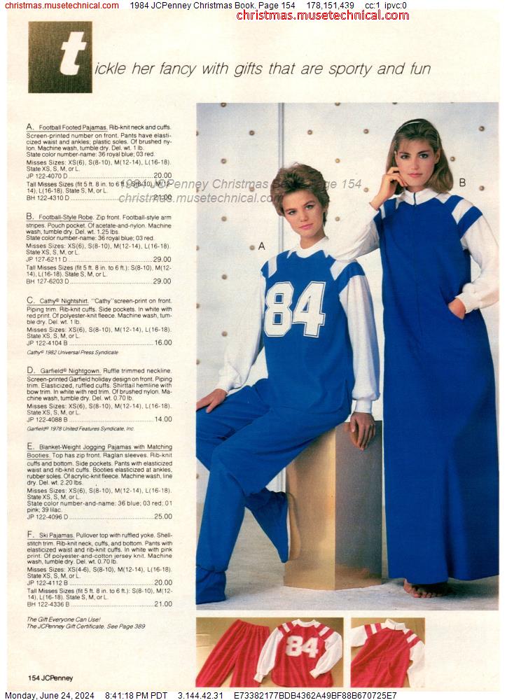 1984 JCPenney Christmas Book, Page 154