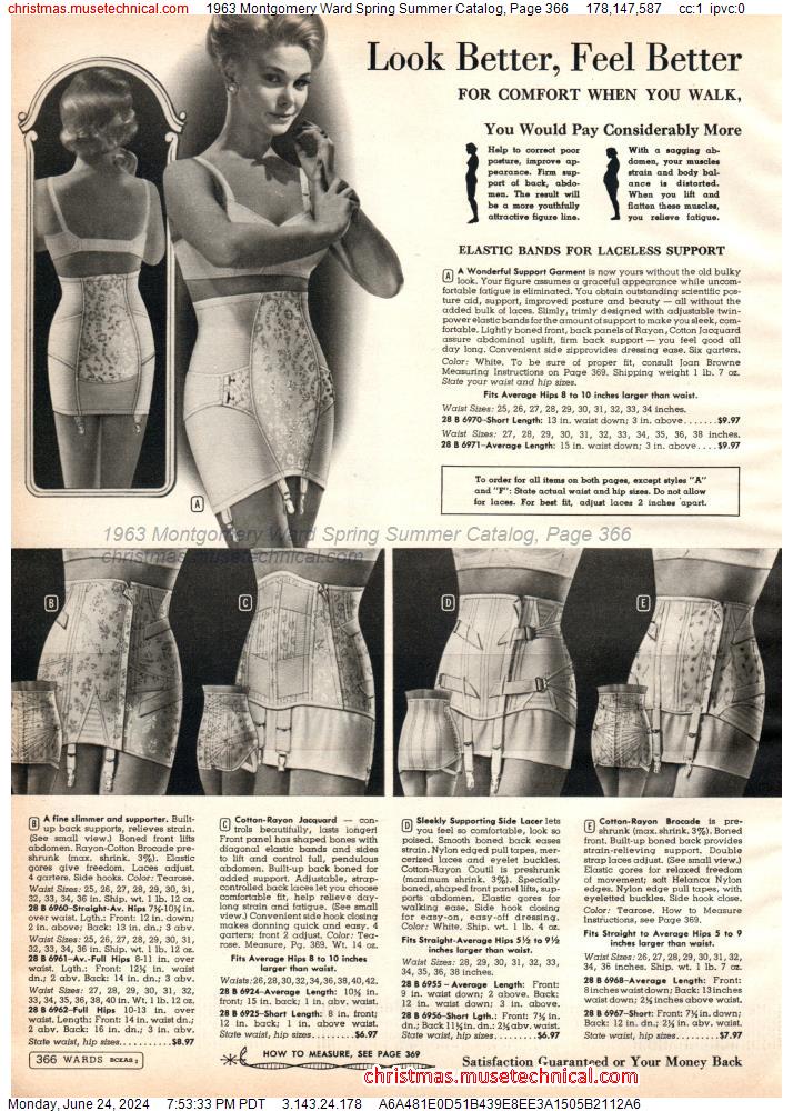 1963 Montgomery Ward Spring Summer Catalog, Page 366