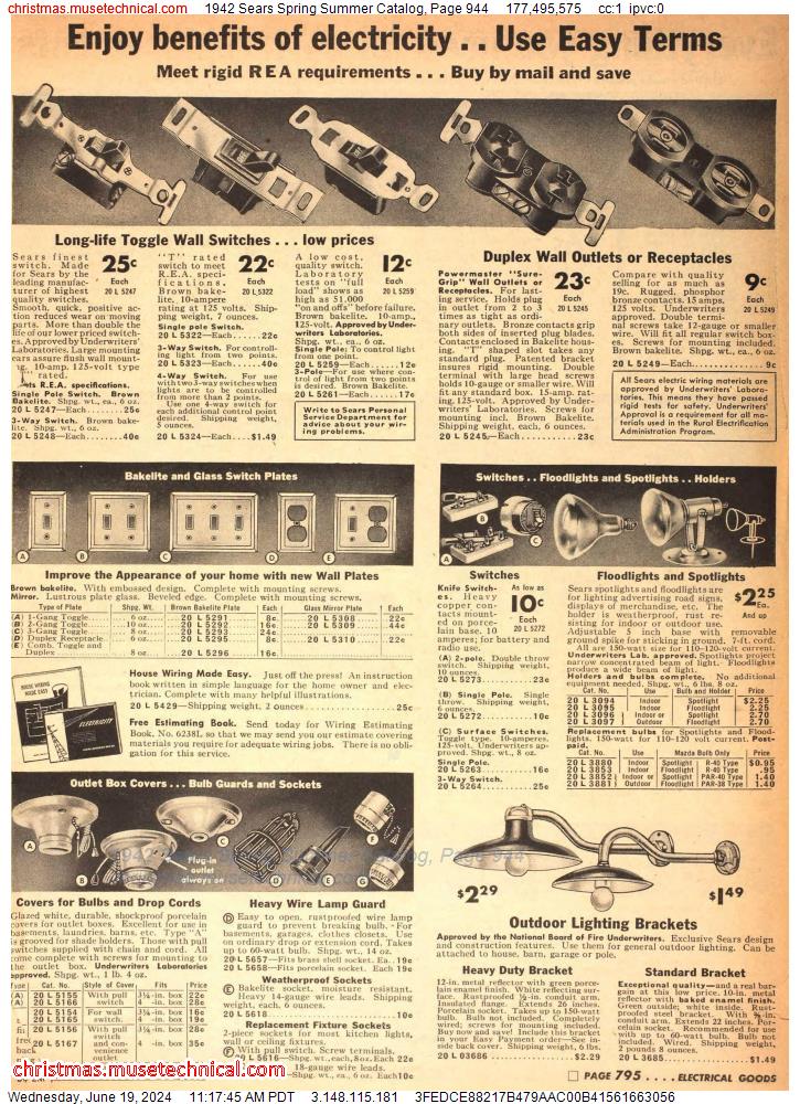1942 Sears Spring Summer Catalog, Page 944