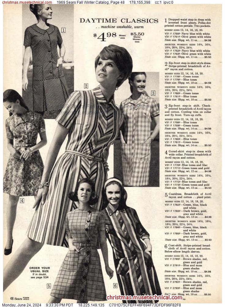 1969 Sears Fall Winter Catalog, Page 48