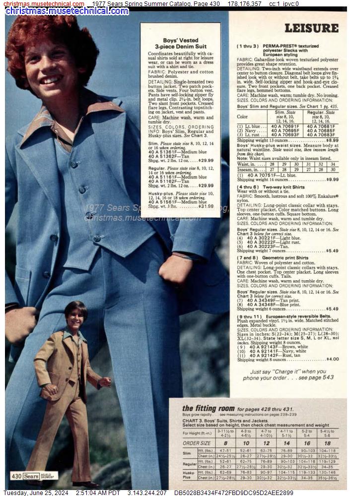 1977 Sears Spring Summer Catalog, Page 430