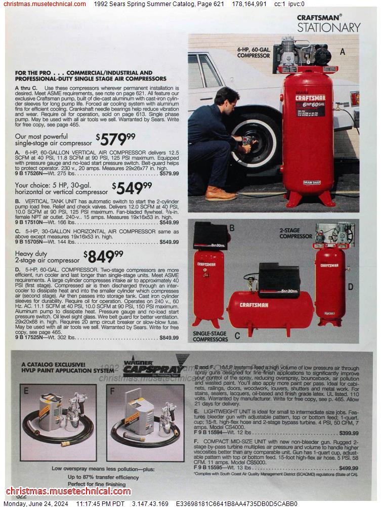 1992 Sears Spring Summer Catalog, Page 621