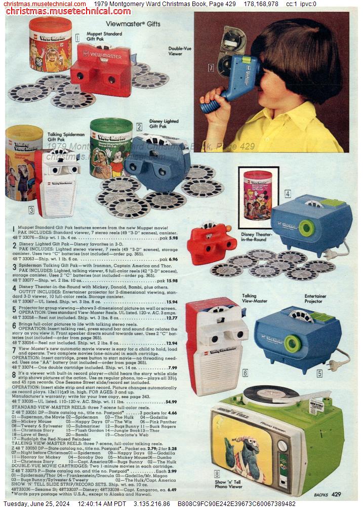 1979 Montgomery Ward Christmas Book, Page 429
