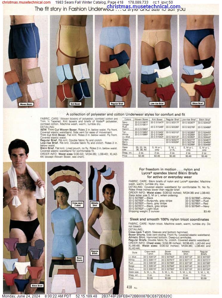 1983 Sears Fall Winter Catalog, Page 418