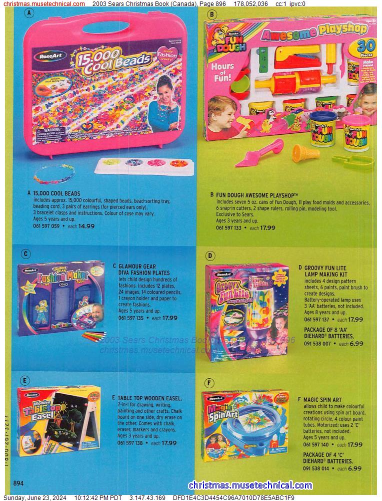 2003 Sears Christmas Book (Canada), Page 896