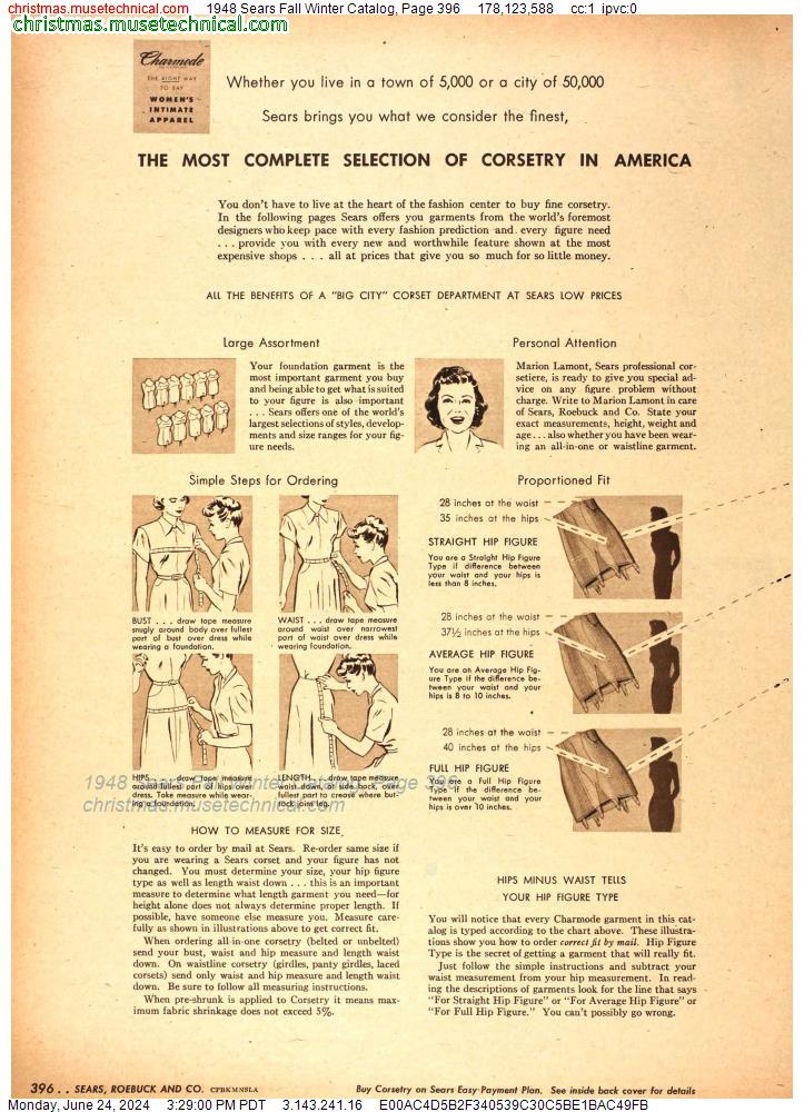 1948 Sears Fall Winter Catalog, Page 396
