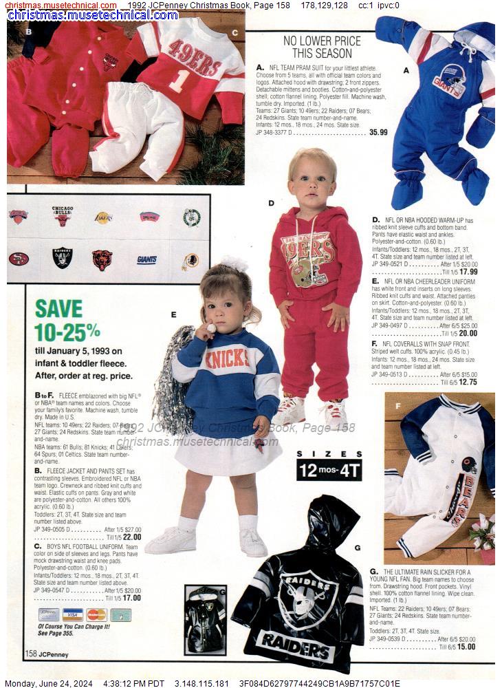 1992 JCPenney Christmas Book, Page 158