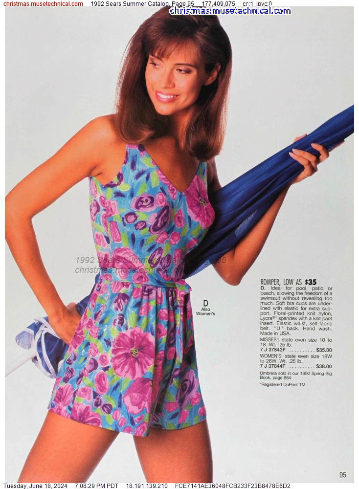 1992 Sears Summer Catalog, Page 95