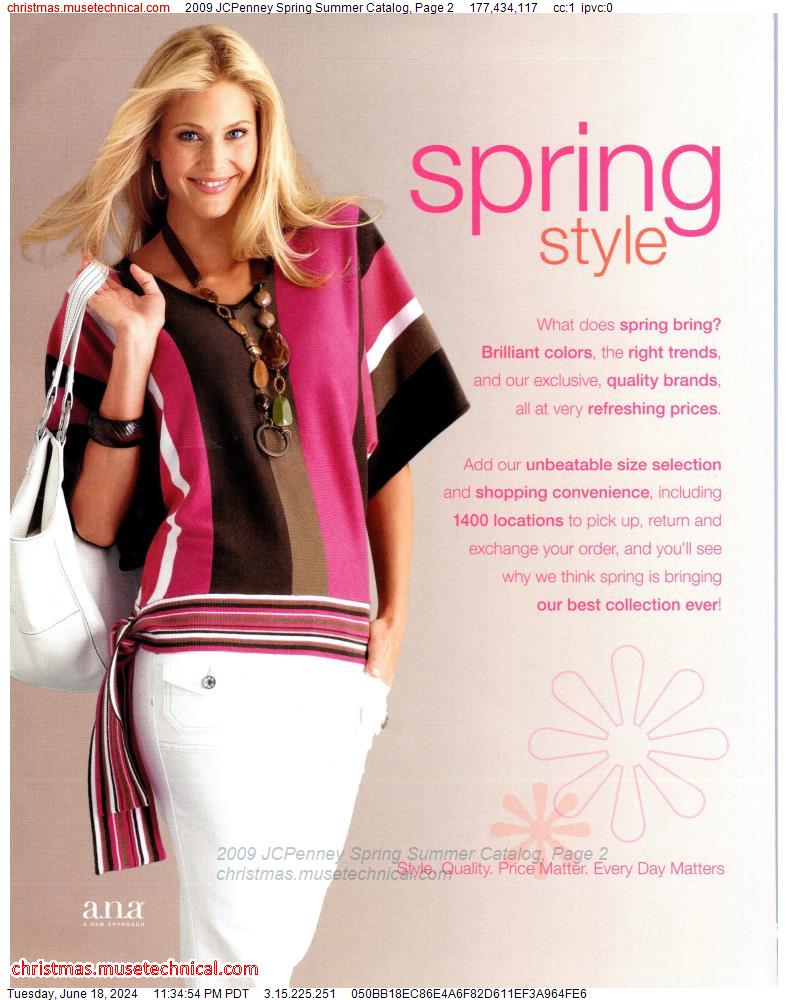2009 JCPenney Spring Summer Catalog, Page 2