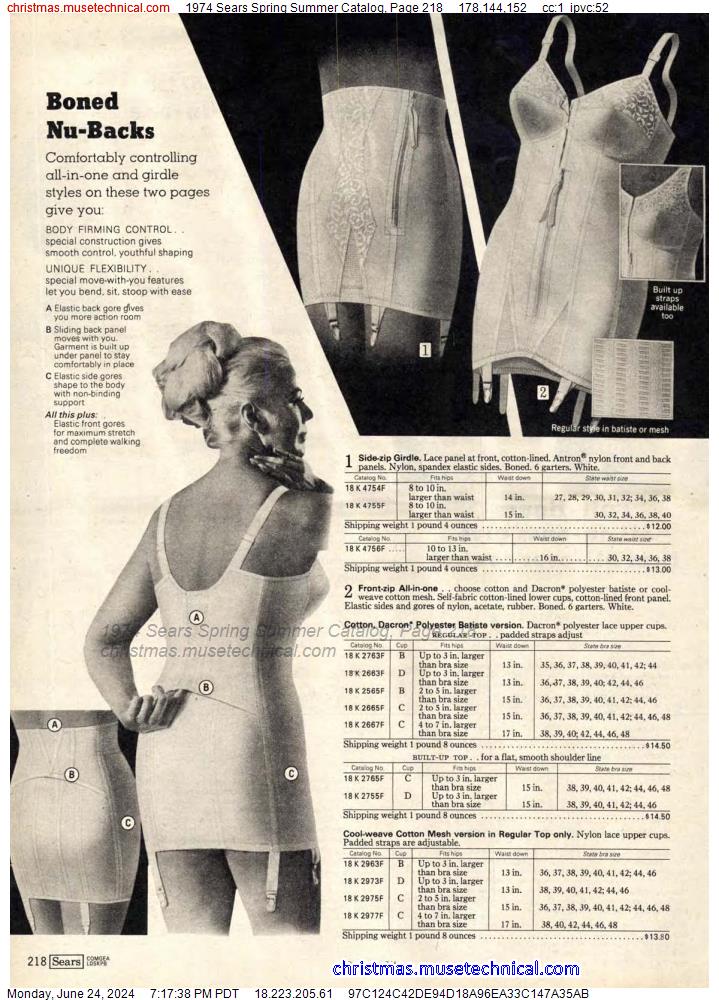 1974 Sears Spring Summer Catalog, Page 218