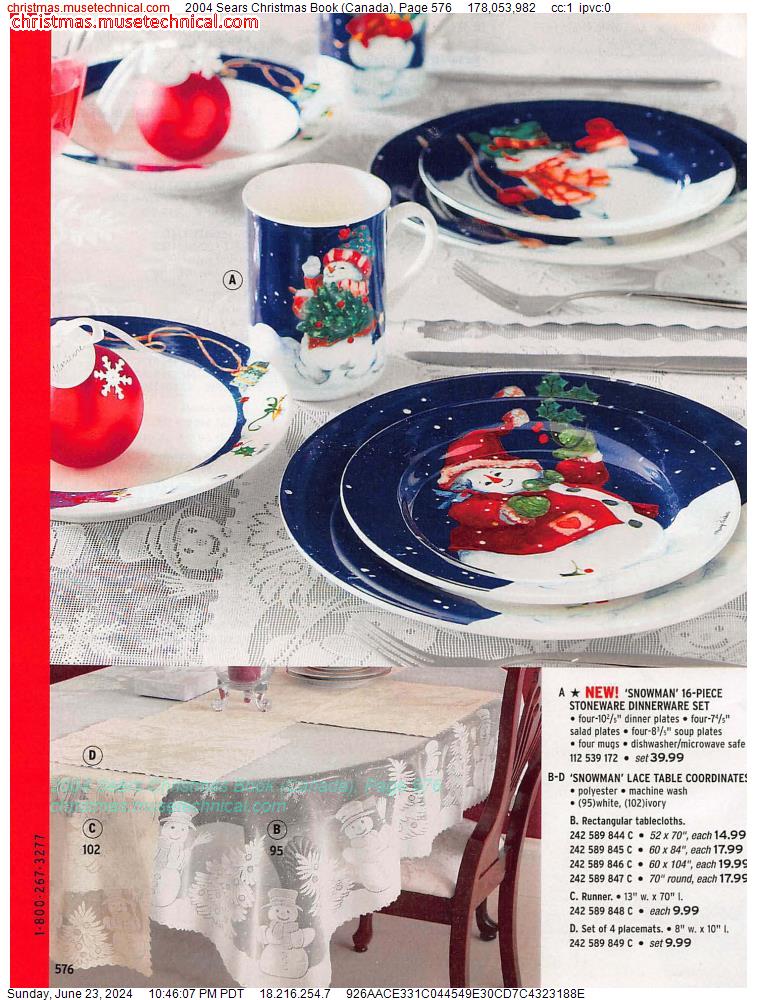 2004 Sears Christmas Book (Canada), Page 576